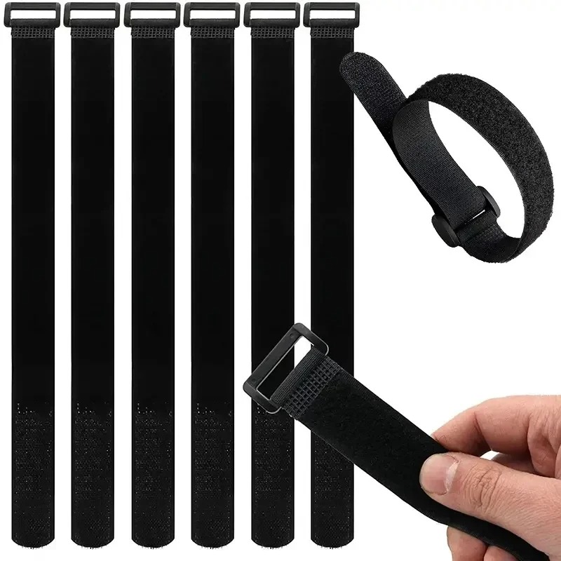 Cable Velcro Strap - Wiederverwendbare Selbstklebende Nylon-Kabelbinder mit Klettverschluss für
