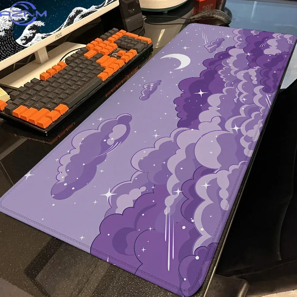 Desk Setup With Laptop - Skyscape Setup Gaming-Zubehör Großes Mauspad Gamer-Mauspad