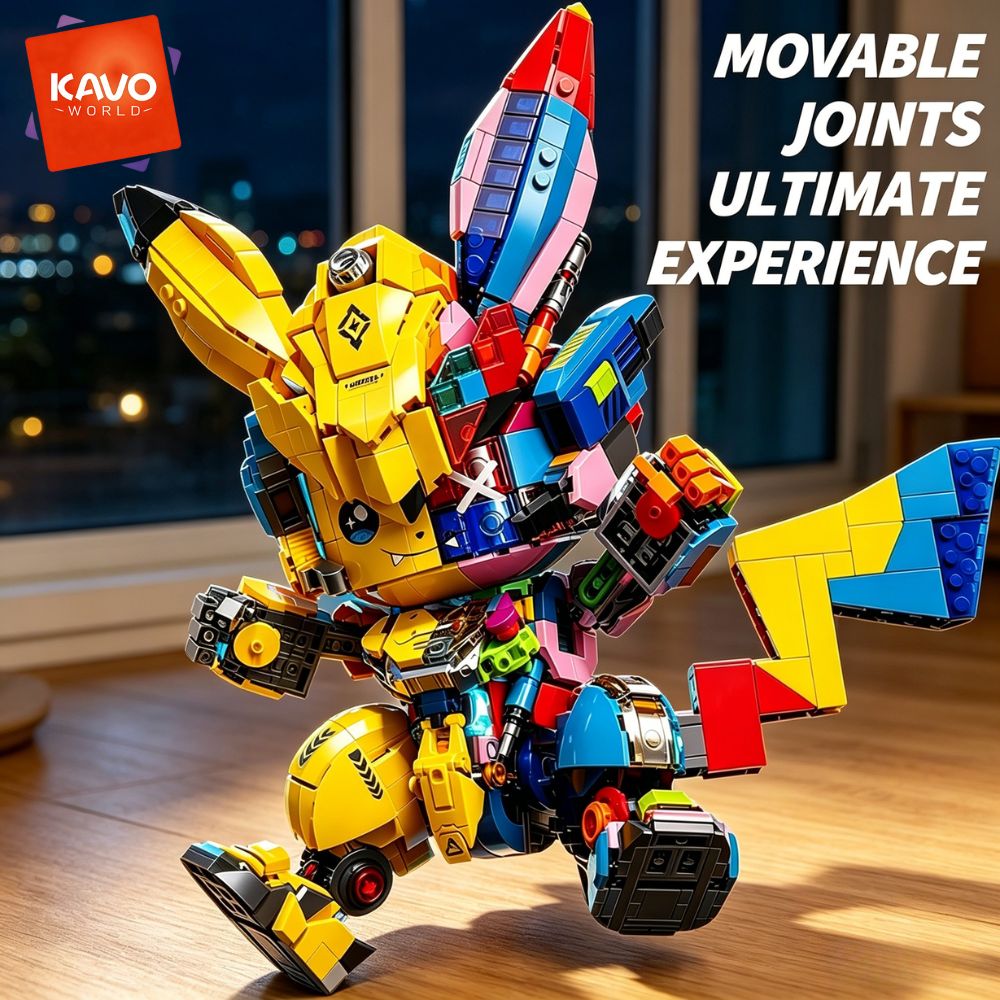 Desk Setup Build - KAVOWORLD 1505-teiliger Mechanischer Maus-Bausatz Mecha-Modell 360