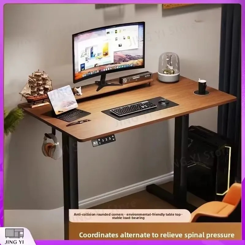 Desk Setup Height - Elektrisch Höhenverstellbarer Stehschreibtisch aus Massivholz Intelligente