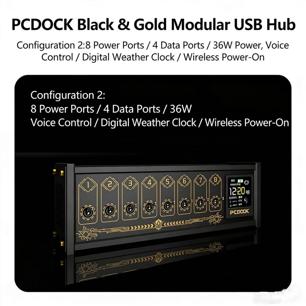 Desk Setup With Laptop - PCDOCK Block USB Desktop-Steckdosenleiste mit Schalter,
