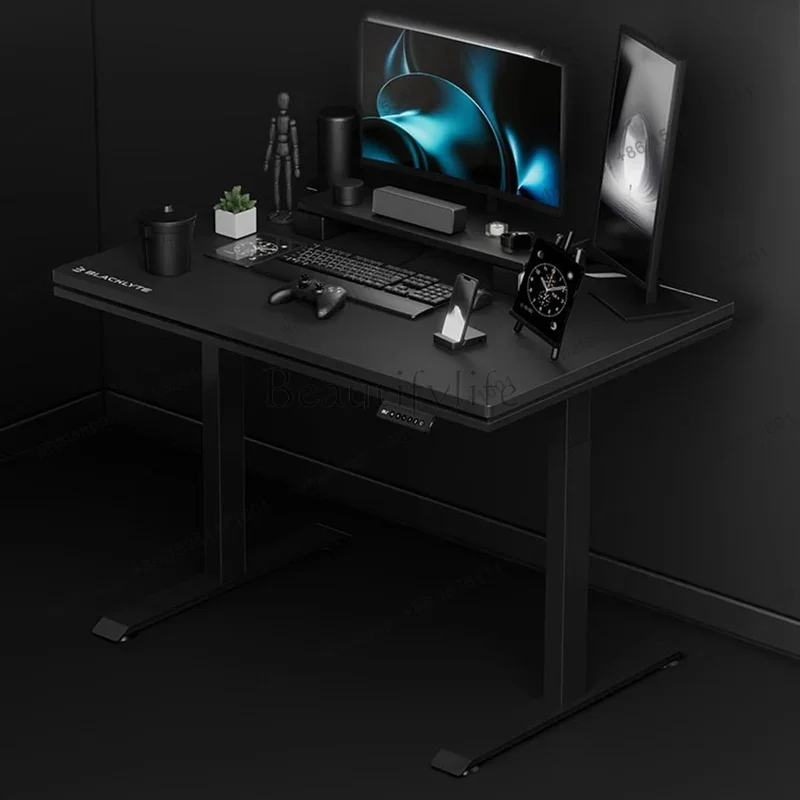 Desk Setup Height - Gaming-Computertische für Studenten, höhenverstellbar, Steh-Bürotisch-Setup, Konsole,