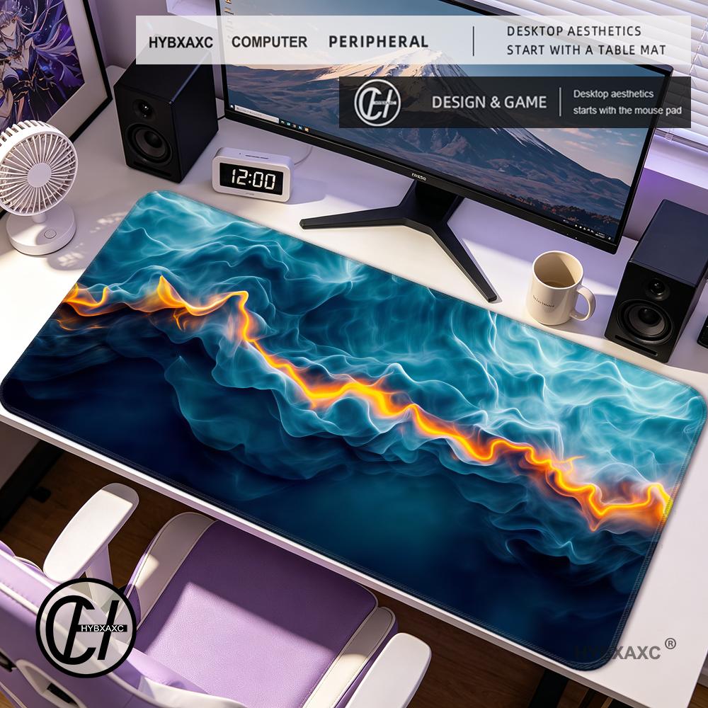 Desk Setup Gadgets - HYBXAXC Abstraktes Fluid-Gaming-Mauspad Schreibtisch-Gadgets Mausmatte Zubehör