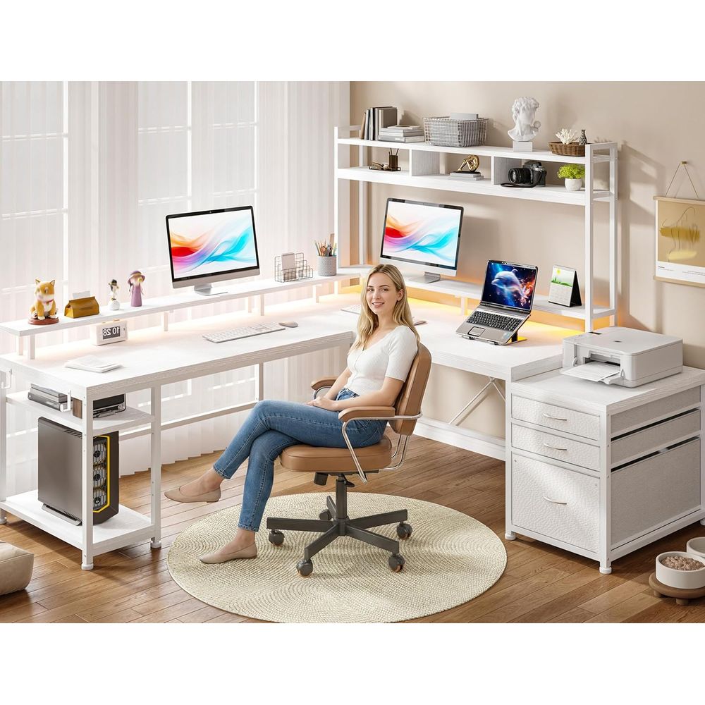 104-Zoll L-förmiger Schreibtis – L Shaped Desk Setup Bewertung und Preis