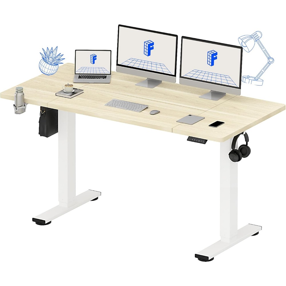 FLEXISPOT 63x32 Zoll elektrisc – Desk Setup For Office Bewertung und Preis