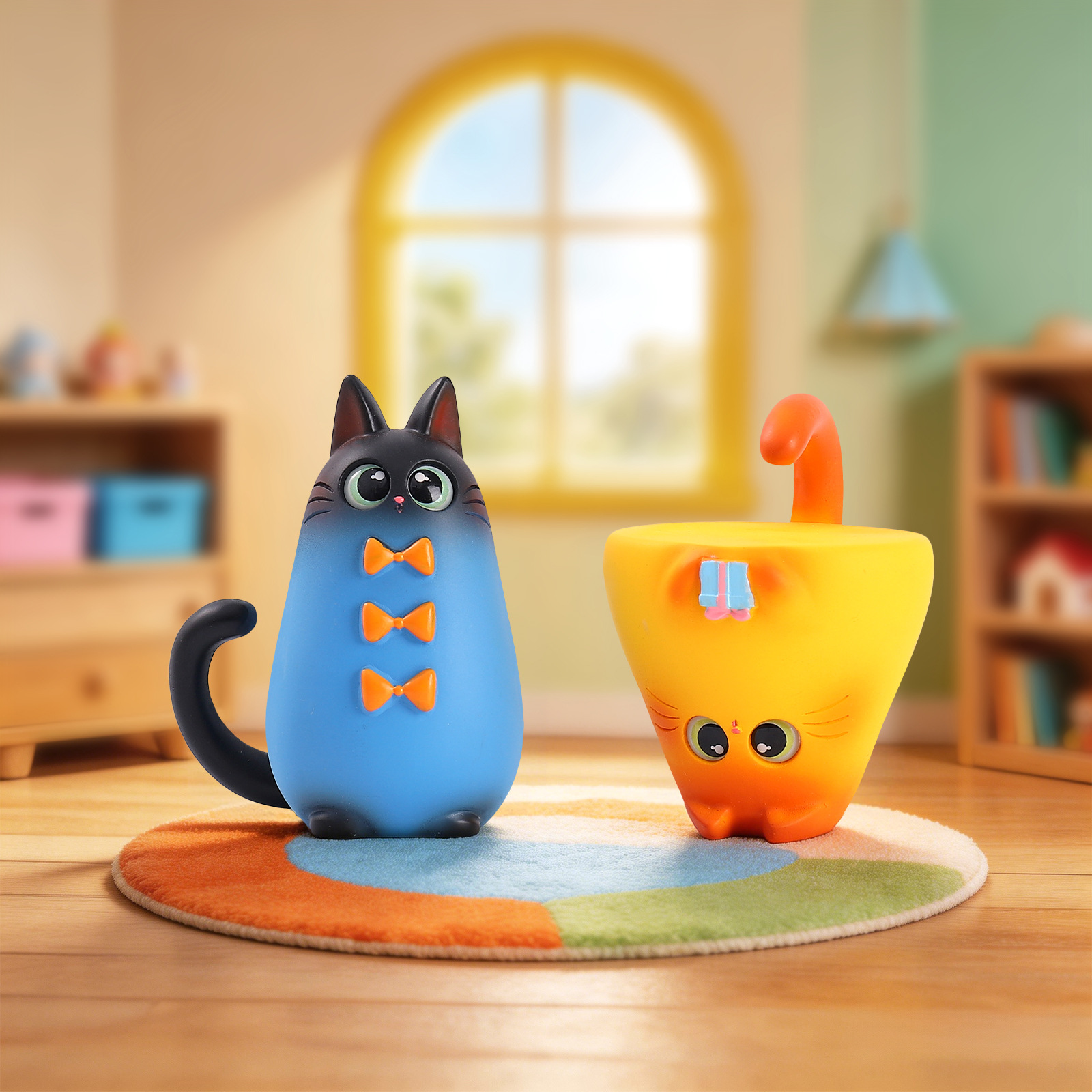 Blind Box Katzenfigur aus Harz – Desk Setup At Home Bewertung und Preis