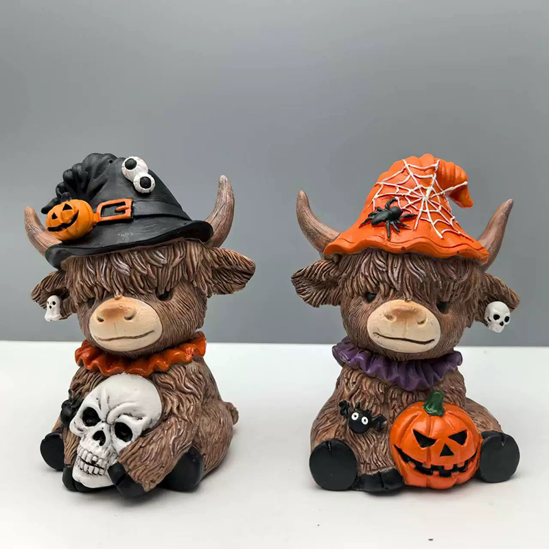 Highland Cow Figuren Harz Figu – Desk Setup At Home Bewertung und Preis