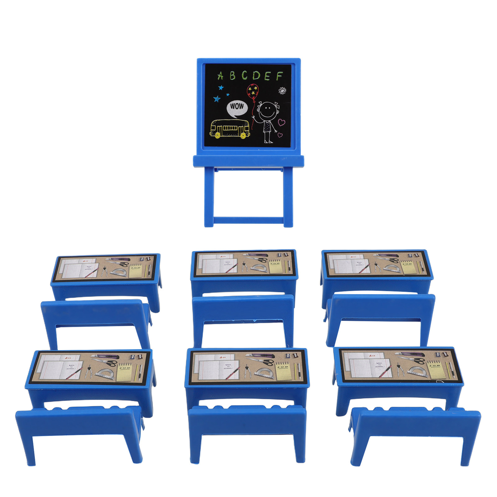 13-teiliges Mini-Klassenzimmer – Desk Setup Kids Bewertung und Preis