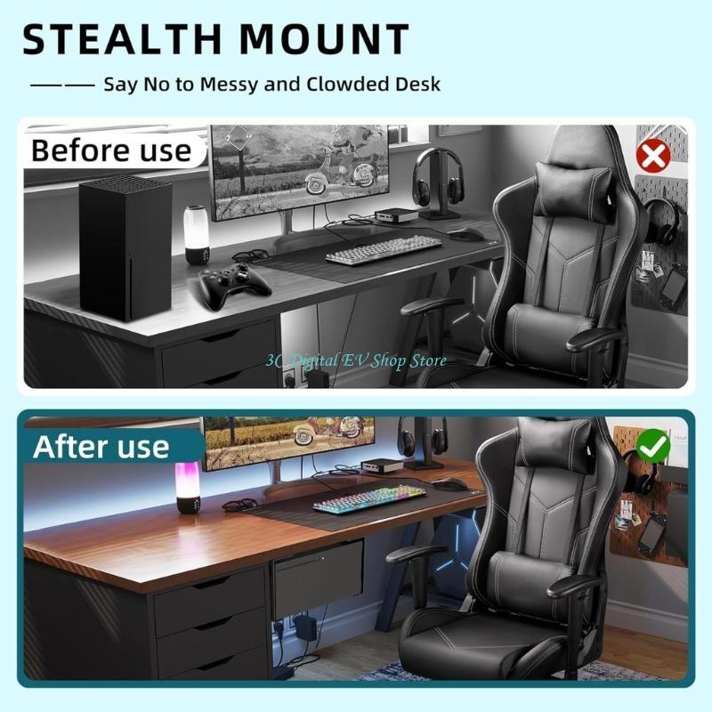 E74D Effiziente Untertisch-Stä – Gaming Desk Setup Xbox Bewertung und Preis