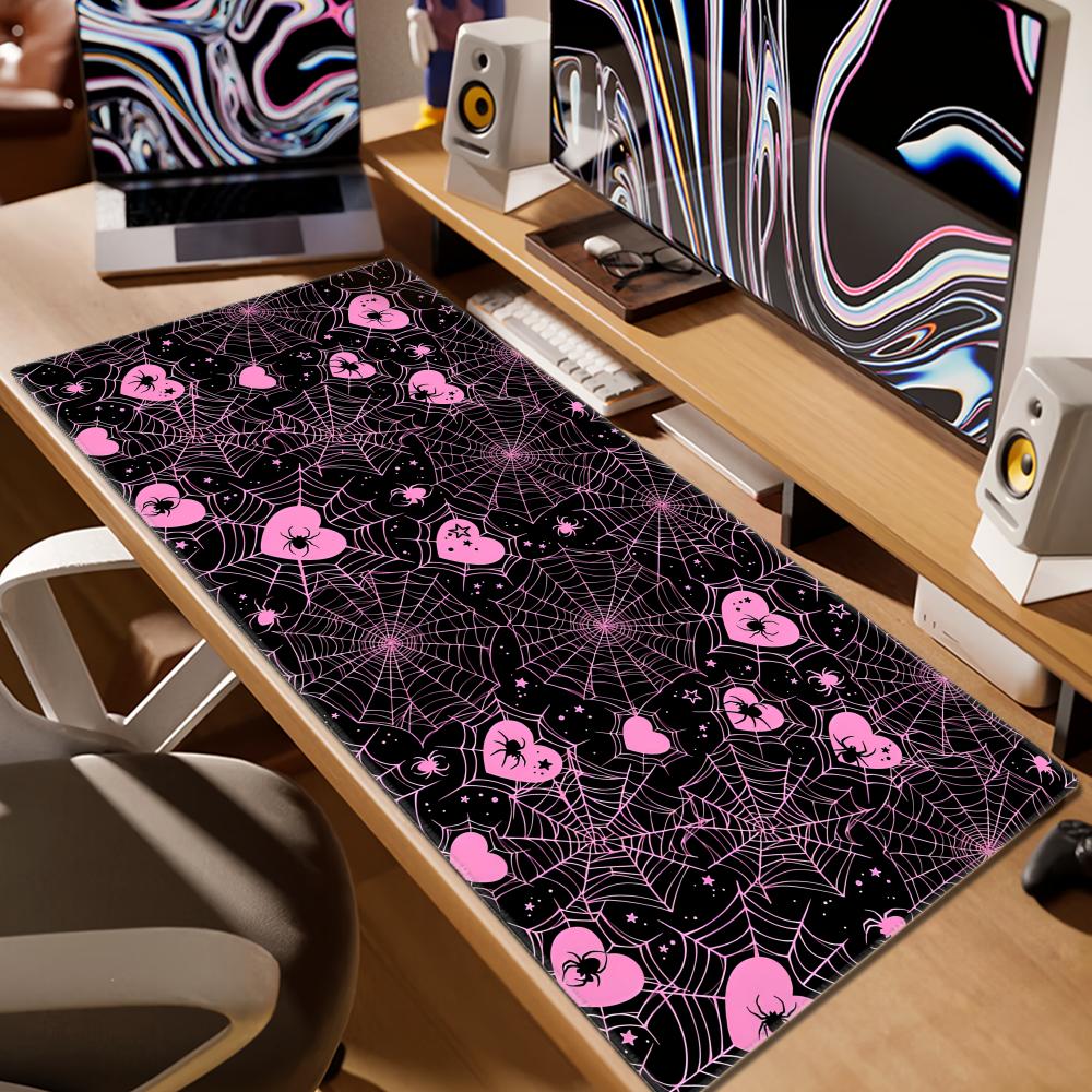 90x40 Weiße oder Rosa Spinnenn – Desk Setup With Laptop Bewertung und Preis