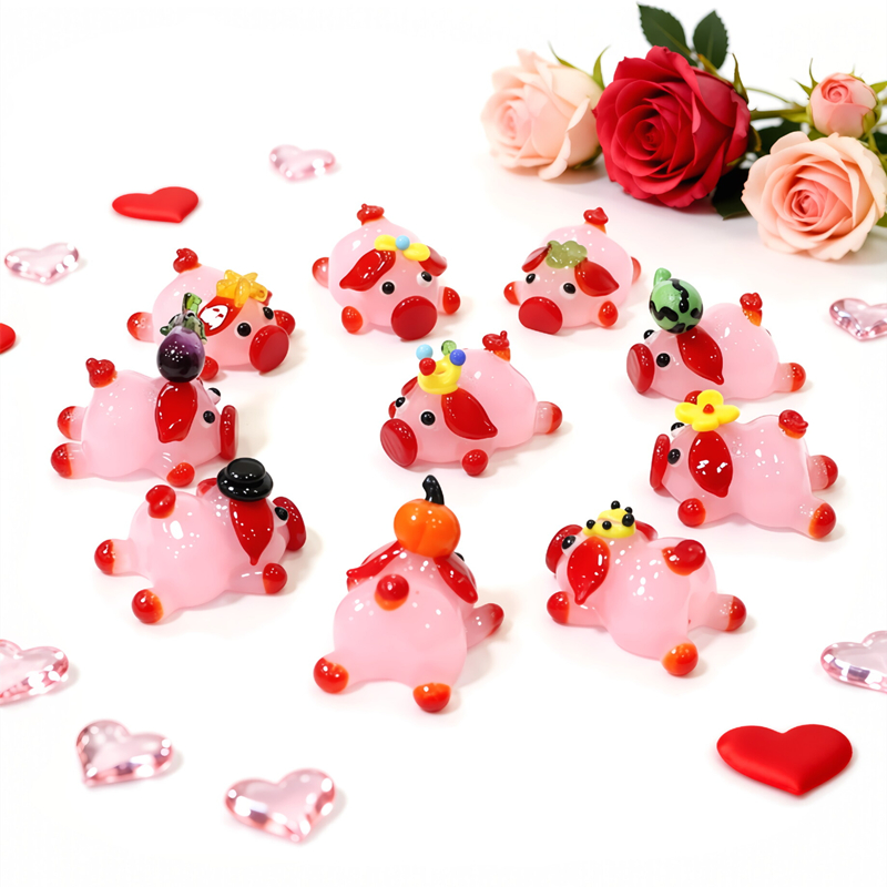 Niedliche Rosa Schweinchen-Gla – Desk Setup At Home Bewertung und Preis