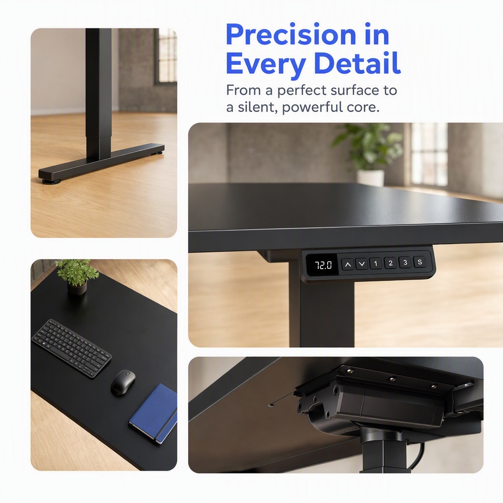 Elektrischer Stehschreibtisch, – Desk Setup Height Bewertung und Preis