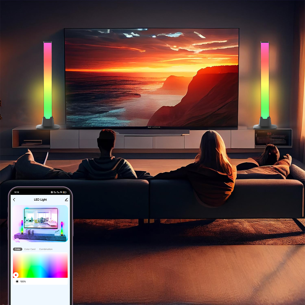 RGB LED-Lichtleiste mit Blueto – Desk Setup Tv Bewertung und Preis