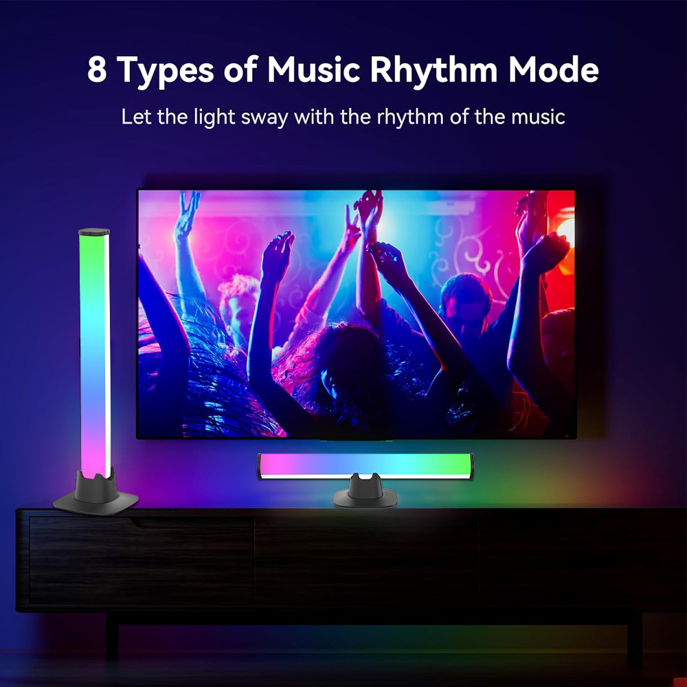 RGB LED-Lichtleiste mit Blueto – Desk Setup Tv Bewertung und Preis