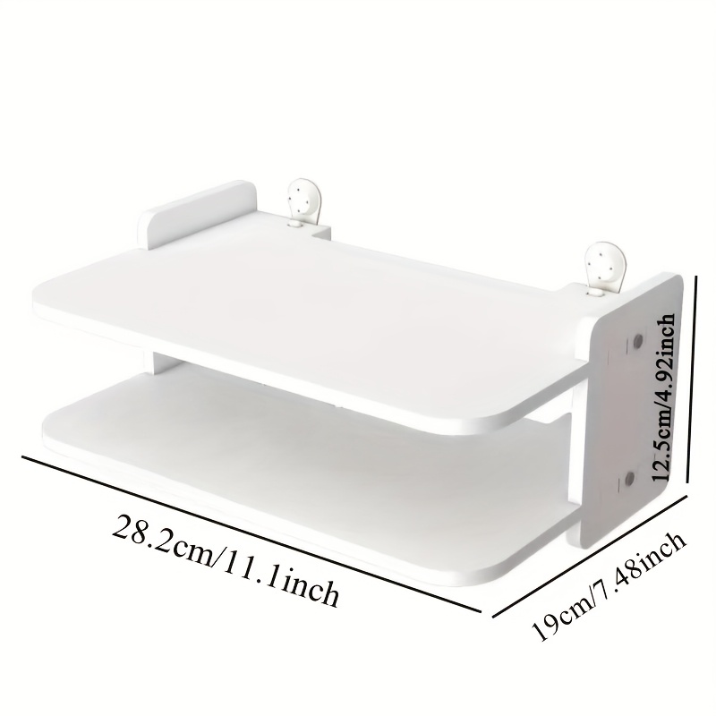 Wandmontiertes Router- und Kab – Desk Setup Tv Bewertung und Preis