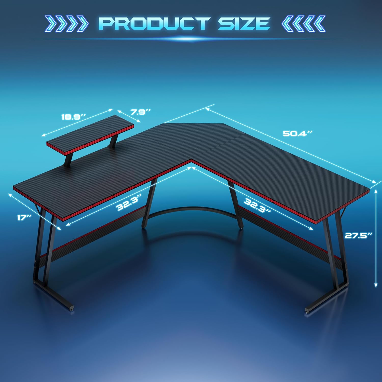 L-förmiger, verstellbarer Gami – L Shaped Desk Setup Bewertung und Preis