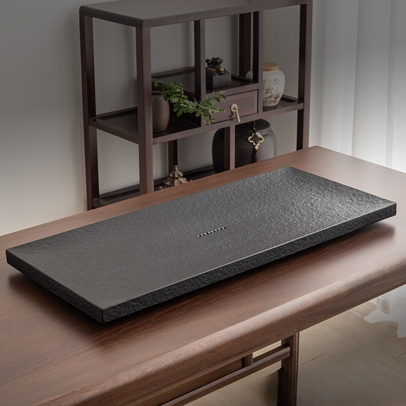 Natürliches Schwarzes Stein-Te – Desk Setup At Home Bewertung und Preis