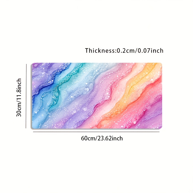 Leuchtendes Regenbogen-Glitzer – Desk Setup With Laptop Bewertung und Preis