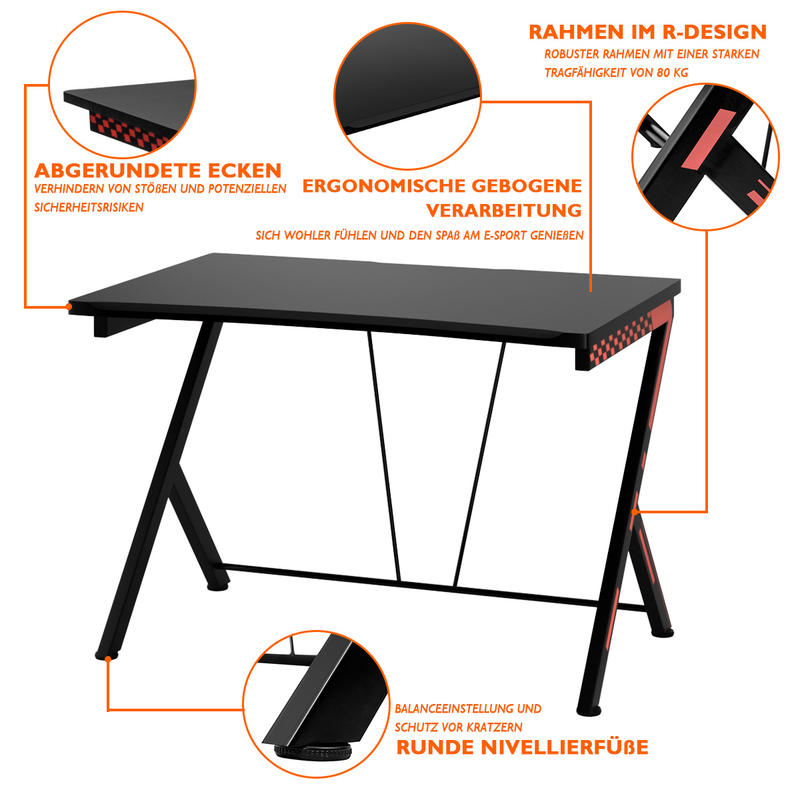 Moderner ergonomischer Compute – L Shaped Desk Setup Bewertung und Preis