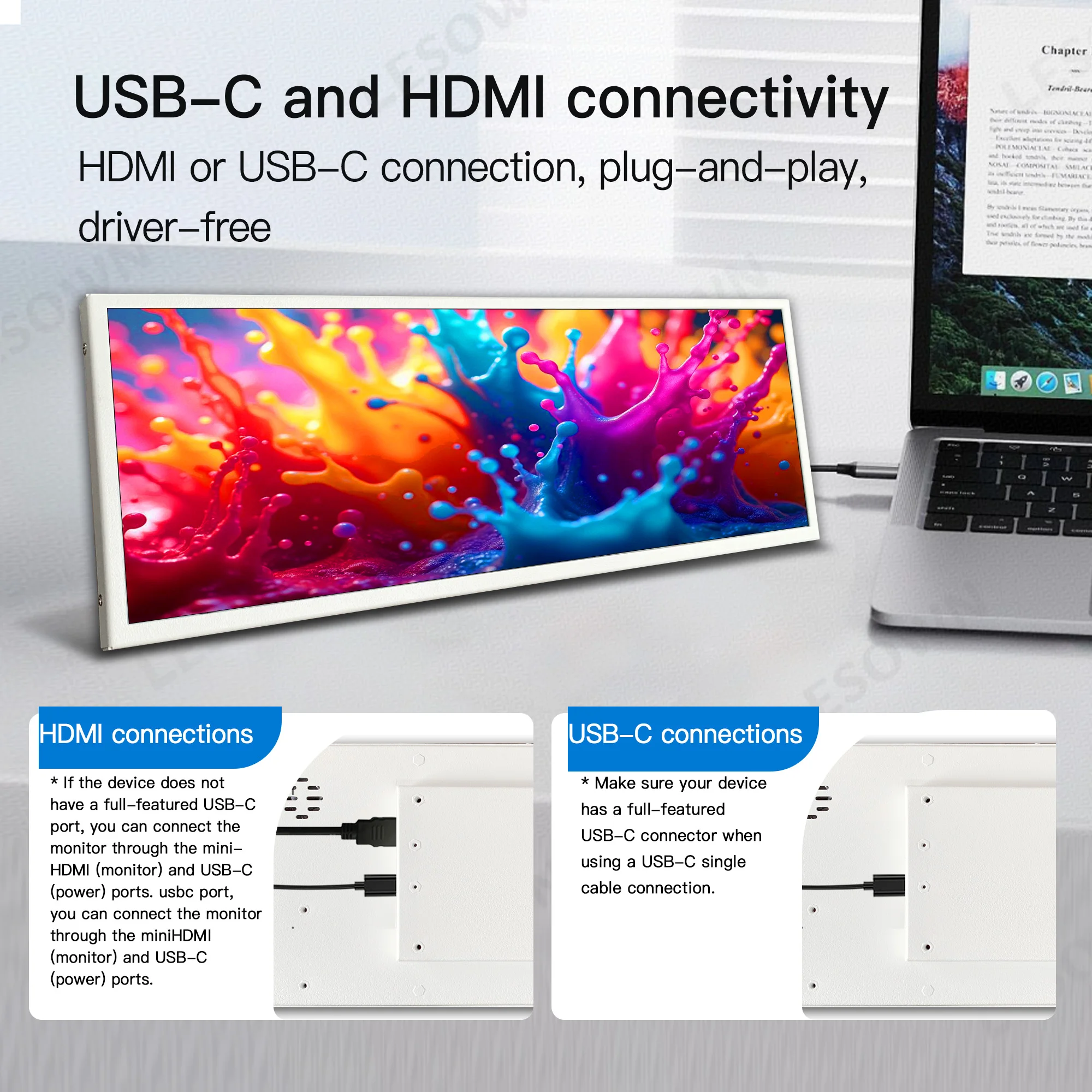 LESOWN 12,3 Zoll VESA-Montagel – Desk Setup One Monitor Bewertung und Preis