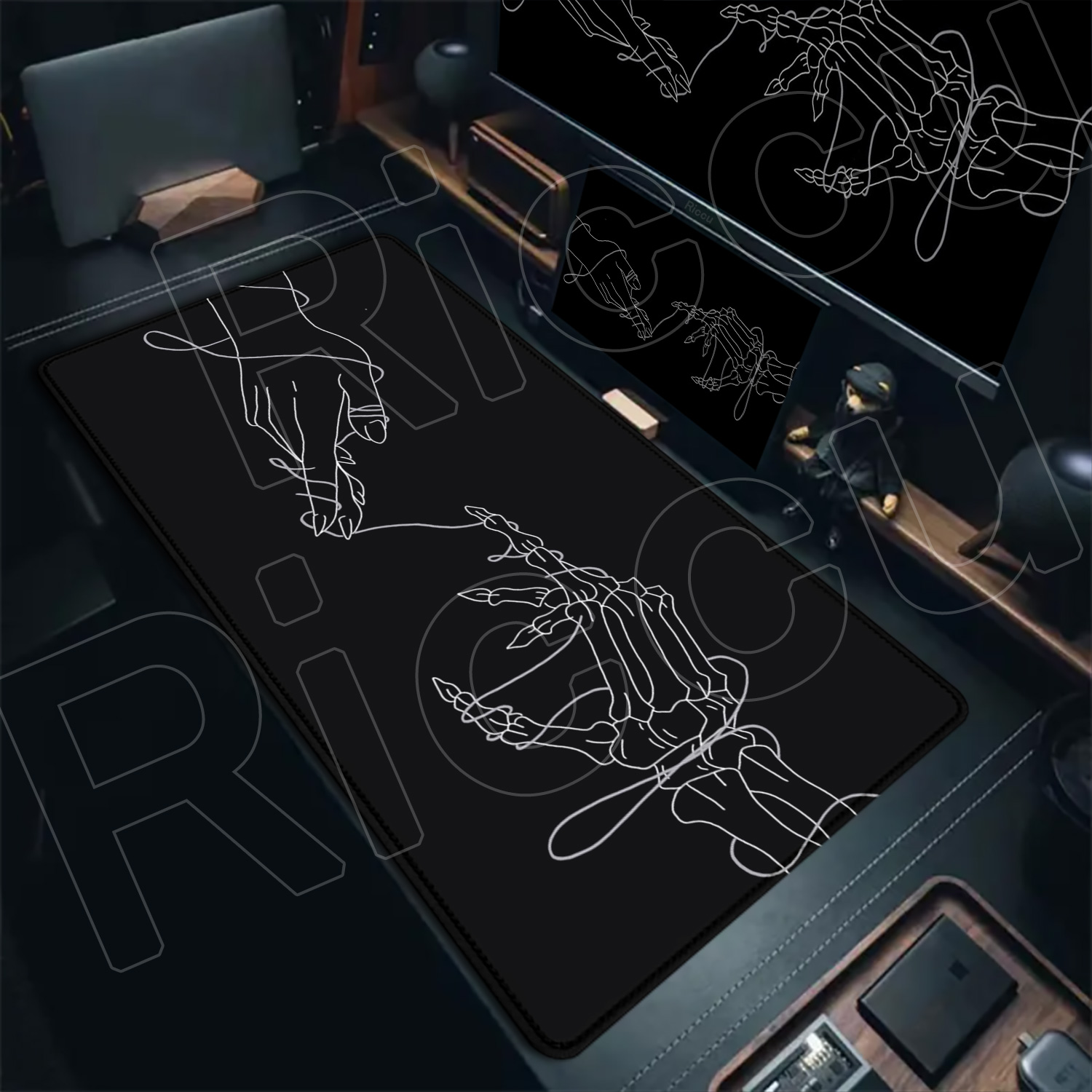 HD Großes Schwarz-Weißes XXL G – Desk Setup With Laptop Bewertung und Preis