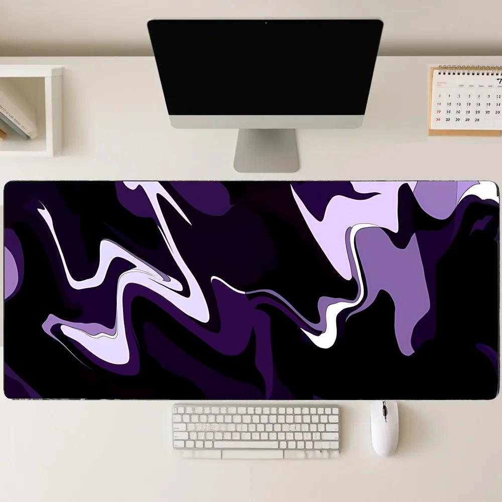 Playmat Lila-Schwarzes Fluid-M – Desk Setup Gadgets Bewertung und Preis